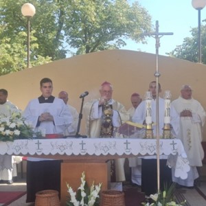 Biskup Razum predvodio proslavu Gospe Snježne u Petrovaradinu